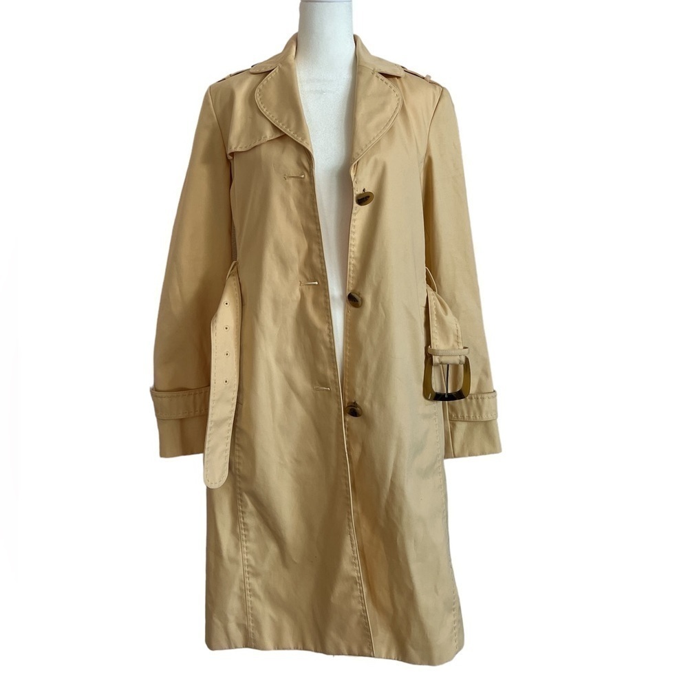 KENNETH COLE NEW YORK YELLOW WOMENS COAT SIZE M - Picture 7 of 11